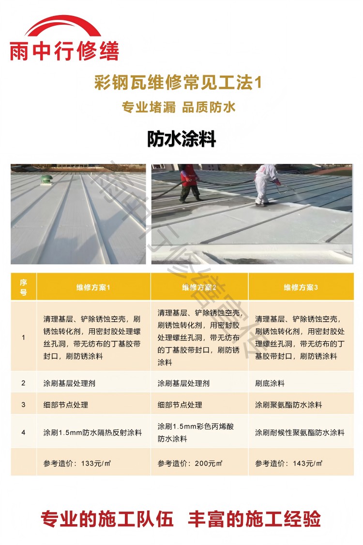 六合彩钢瓦屋面翻新